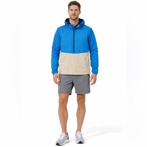 NWT! Smartwool Merino Sport Ultra Light Anorak Neptune Blue Small Rain Repellent